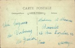 VINTAGE POSTCARD Voutenay On Cure the Church