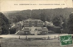 CPA Dampierre Vue D'Ensemble Du Chateau