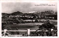 MODERN CARD Annemasse View the Mole And Mont Blanc