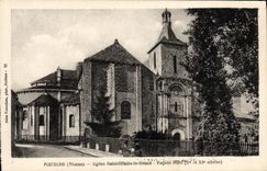 CPA Poitiers Eglise Saint Hillaire Le Grand Facade Nord