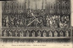 VINTAGE POSTCARD Castle De Meillant Retable Of the Vault