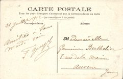 VINTAGE POSTCARD Menetou Bibioitheque Living room Of the Castle