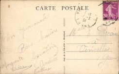 VINTAGE POSTCARD Ancy France the Castle