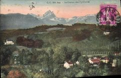 CPA Pau La Chaine Des Pyrenees