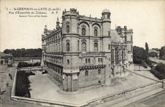 CPA St Germain En Laye Vue D'Ensemble Du Chateau