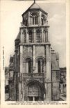 CPA Poitiers L'Eglise Sainte Radegonde le clocher et son entree Ouest