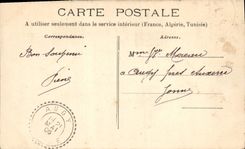 POSTAL Nevers de la VENDIMIA el parque