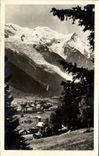 MODERN CARD Chamonix View And Mont Blanc