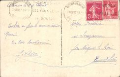 CPA Thonon Les Bains Le Grand Hotel Vu Du Lac Leman