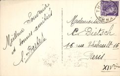 VINTAGE POSTCARD Bellegarde Entered Of the Loss Of the Rhone