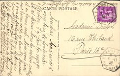 POSTAL Estrasburgo de la VENDIMIA el puente de los Vosges y de la iglesia de San Pablo