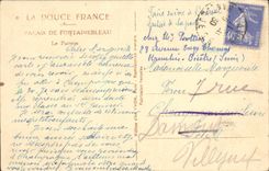 CPA Palais De Fontainebleau Le Parterre