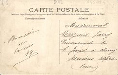 VINTAGE POSTCARD Castle Of Maimoison Frontage And Main courtyard Old residence of Napoleon 1st and of the Josephine empress