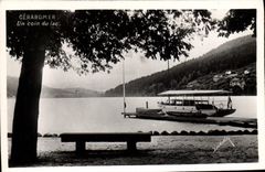 MODERN CARD Gerardmer a Corner Of the Lake the boat