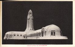 VINTAGE POSTCARD Ossuary And Lighthouse De Douaumont