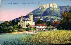 CPA Lac D'Annecy Duingt Le Chateau