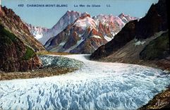 CPA Chamonix Mont Blanc La Mer De Glace
