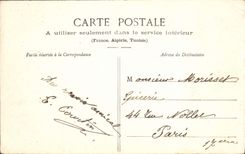 VINTAGE POSTCARD Versailles Musee Of the Cars Conveys which led Josephine to Malmaison after the divorce