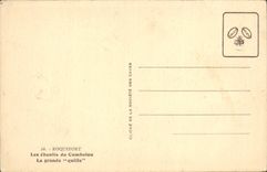 VINTAGE POSTCARD Roquefort Falls Of Combalou the large Skittle