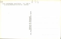 MODERN CARD Montriond the Lake De Montriond And the Collar De Assachaux