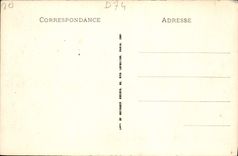 CPA Lac D'Annecy Le Chateau De Duingt et les montagnes d'entreverney vus de Talloires