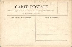 Punto de vista de París de la POSTAL de la VENDIMIA de los Hillocks de Chaumont