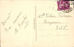 VINTAGE POSTCARD Holy Malo the Port Boat