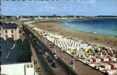 POSTAL MODERNA Dolonne enarena la opinión sobre la playa y el terraplén