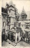 VINTAGE POSTCARD Caen Old Hotel De Than