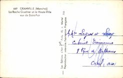 CPM Granville La Roche Gauthier Et La Haute Ville vue de Saint Pair