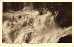 VINTAGE POSTCARD Borough De Sirod Resurgence Of Ain