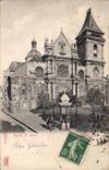 CPA Eglise St Remy Dieppe