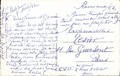 VINTAGE POSTCARD Menton the Sight Priee De Garavan