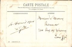 CPA Chantilly Chateau de la Reine Blanche 