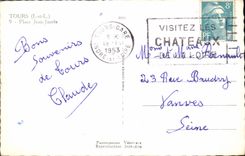 MODERN CARD Tours Place Jean Jaures