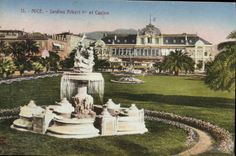 CPA Nice Jardins Albert 1er Et Casino