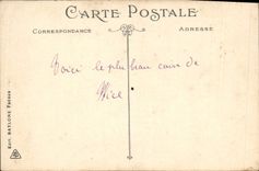 Opinión de la POSTAL de la VENDIMIA Niza el Quay de las palmeras de Estados Unidos