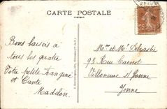 VINTAGE POSTCARD Auvergne the Lake Pavin