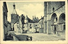 CPA Avallon Portail De Saint Lazare