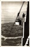 MODERN CARD Saleve the Teleferic and sight on the Geneva Lake