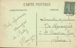 VINTAGE POSTCARD Surroundings Of Roanne Stopping Of Resident of Chartres known as of the Spot
