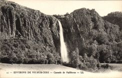 CPA Environs de Vic sur Cere Cascade de Faillitoux