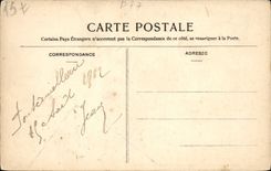 VINTAGE POSTCARD Drill of Fontainebleau Path of Mastodons Walk of the Denecourt Tower