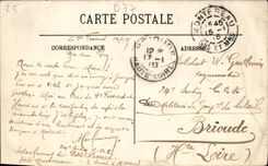 VINTAGE POSTCARD Montereau Seen On Yonne and the Place