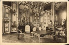 Castillo de la POSTAL de la VENDIMIA de Chantilly el gabinete grande