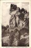 VINTAGE POSTCARD Larchant Rocks of Jeanne Lady