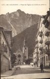 CPA Chamonix Place de L'Eglise et le Brevent 