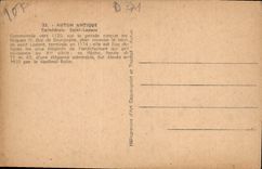 VINTAGE POSTCARD Ancient Autun Cathedral Holy Lazare