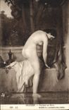 CPA Henner Suzanne au Bain Musee du Luxembourg Paris Nu erotique
