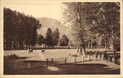 CPA Vic Sur Cere Un Coin Du Parc